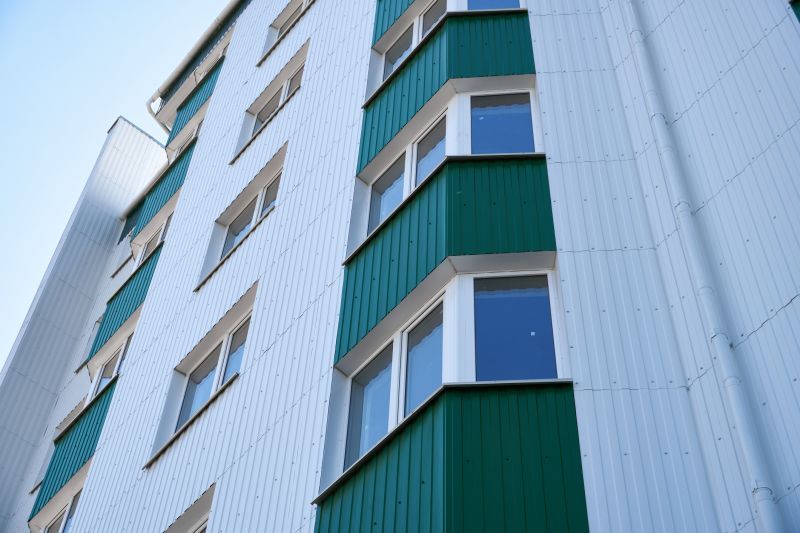 Siding on a Commercial Building